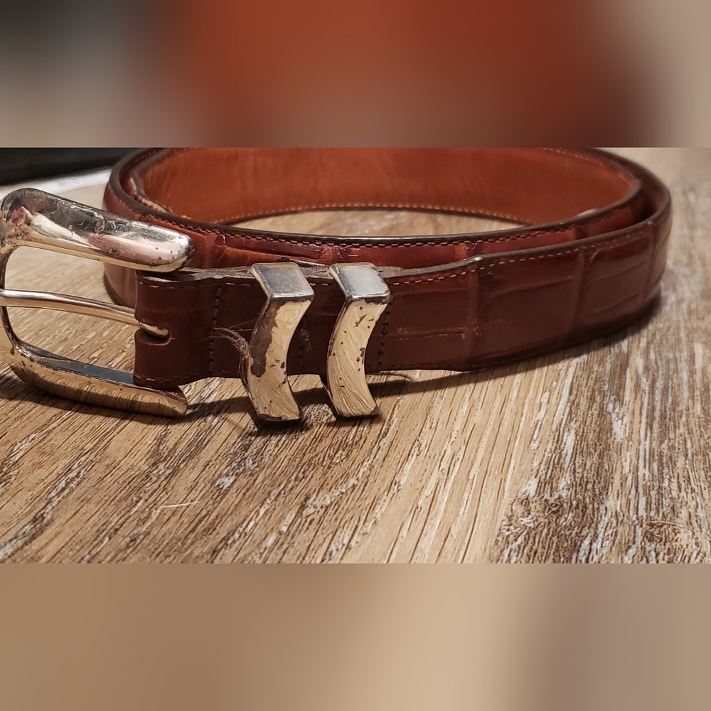 Onyx by Brighton Brown Leather Belt